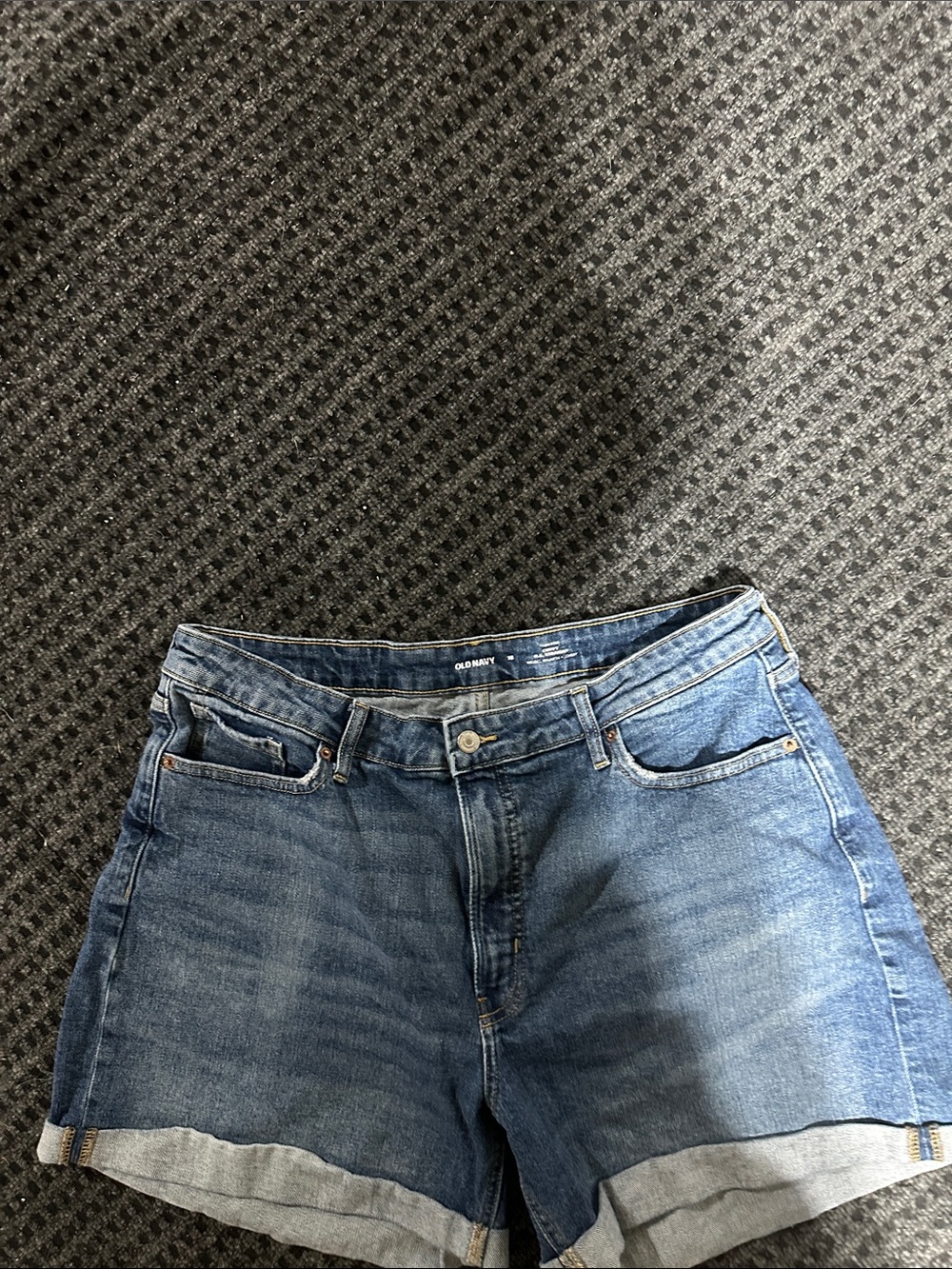 Old Navy Light Blue Denim Boyfriend Shorts